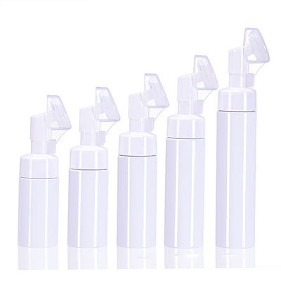 Bürste Fuyun des Silikon-120ml leere weiße Pumpflasche-einfaches offenes Ende für Gesichts-Wäsche
