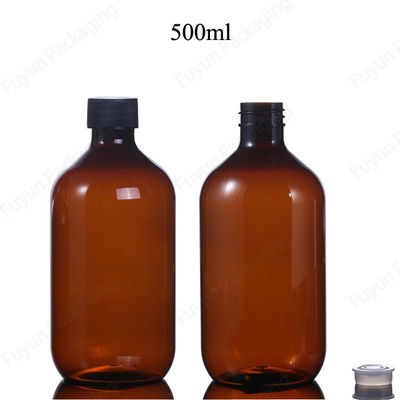 Plastikflaschen des serum-16oz, leeres 500ml Amber Pet Bottles