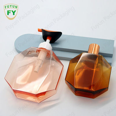 350ml HAUSTIER PETG Flüssigseife-Zufuhr-Flaschen-Hexagon-Form für Shampoo