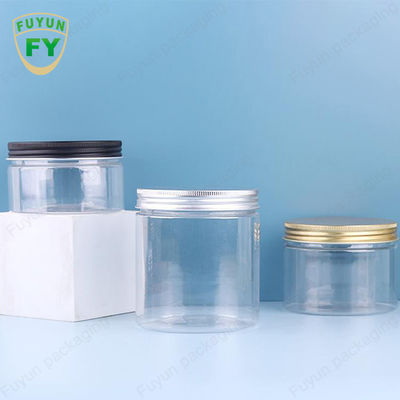 Klares Siegelhaustier-Plastiknahrungsmittelspeicher-Glas mit Deckel 100g 300g 500g 1000g