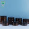 8 Unze-Runde formen schwarze Plastik- kosmetische Creme Plastik-Amber Jar With Lid