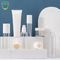 Rohr-Haustier-Plastikpumpflaschen der Runden-150ml bereiften Körper-Lotions-Glas