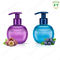 Einzigartiges purpurrotes Pumpen-Zufuhr-Flasche HAUSTIER Material des Shampoo-6oz