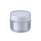 Wiederverwendung kosmetisches acrylsauerglas, weiße doppel-wandige Gläser 50g mit Kappen